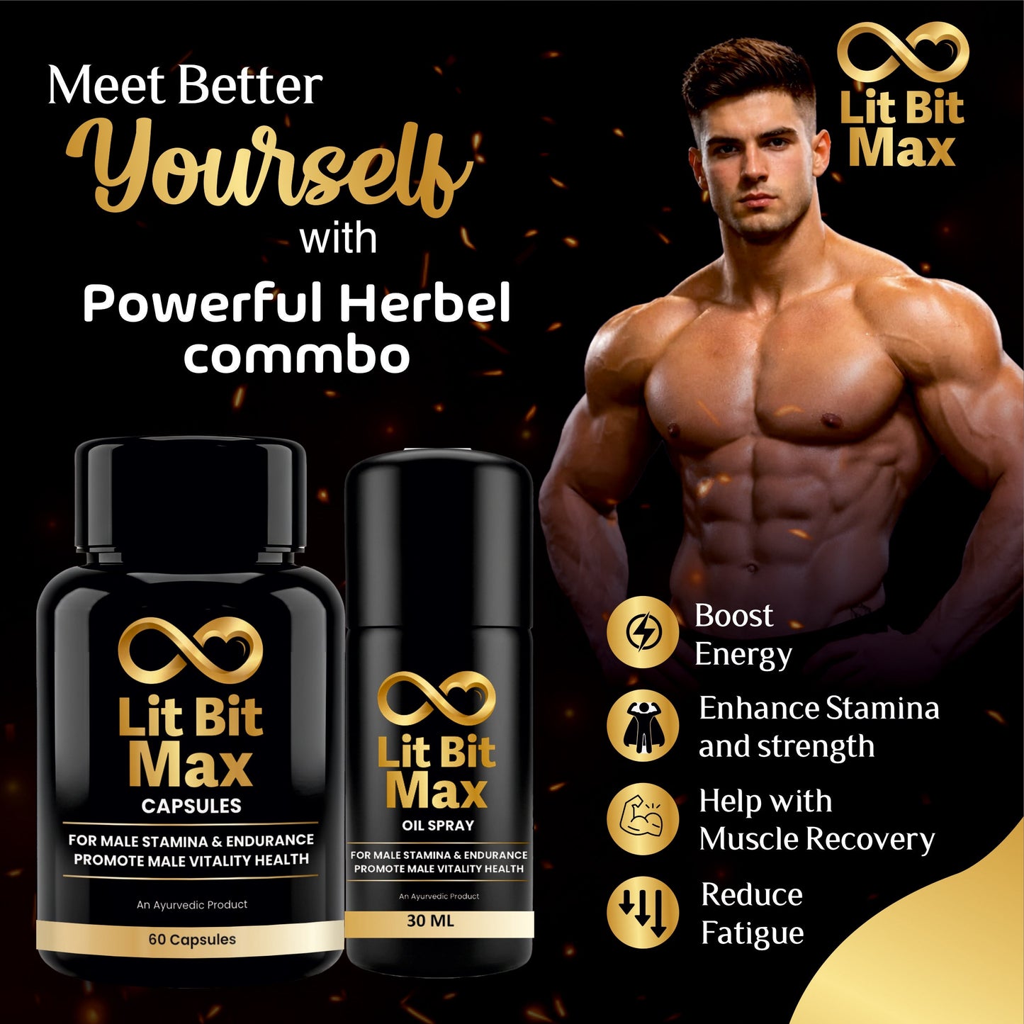 Lit Bit Max Capsules & Spray