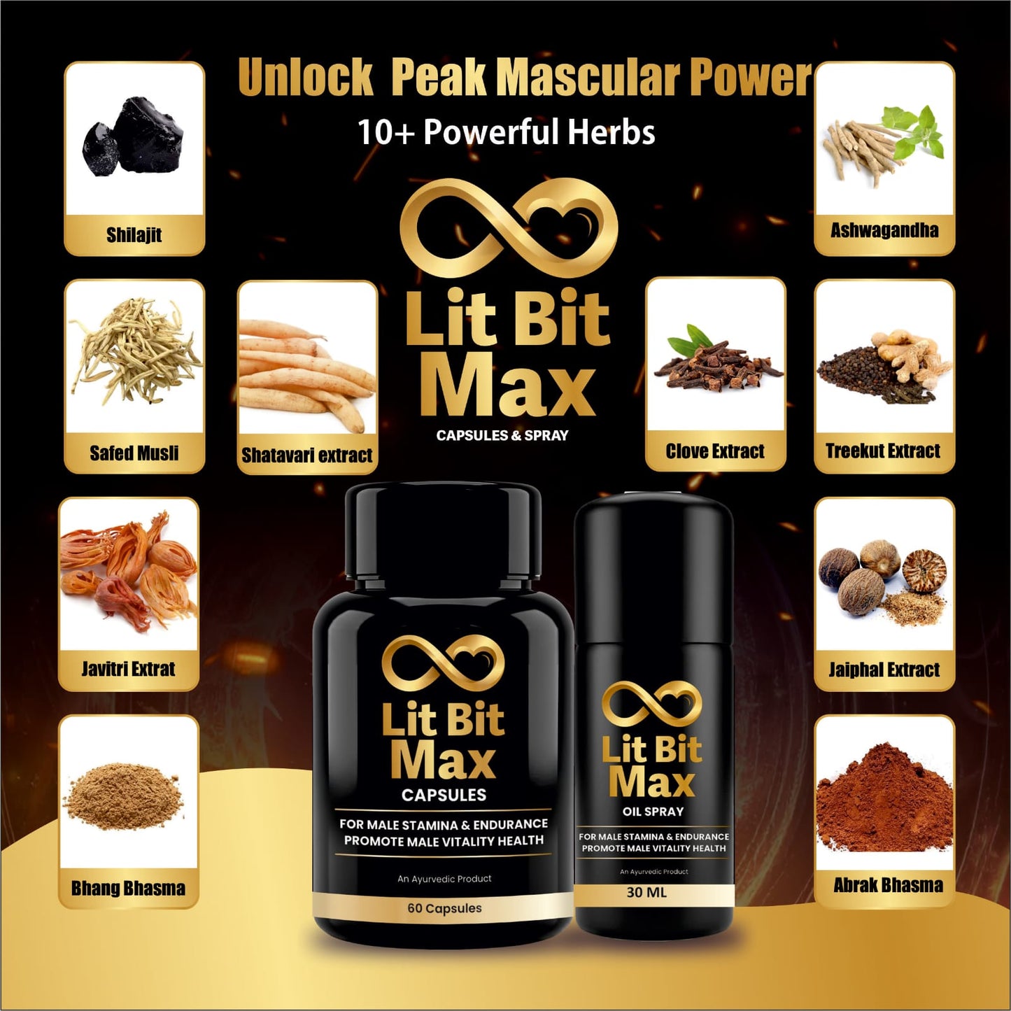 Lit Bit Max Capsules & Spray