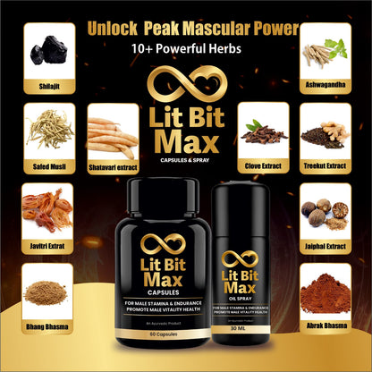 Lit Bit Max Capsules & Spray